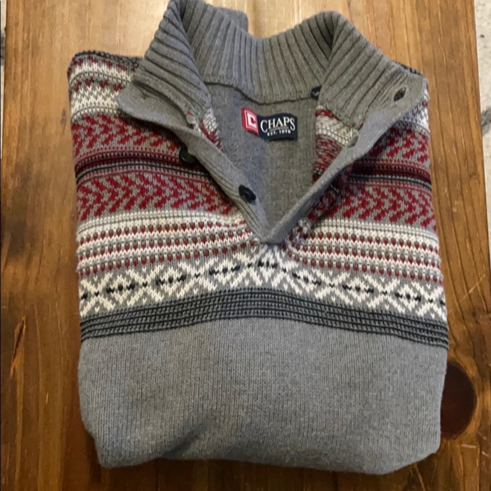 Men’s chaps sweater